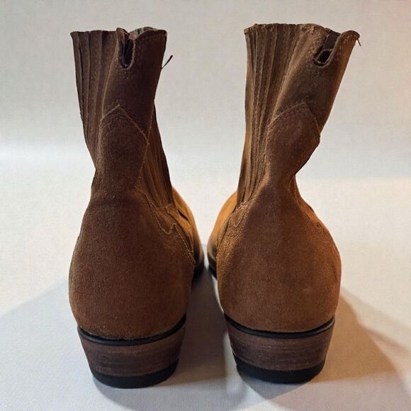 Frye Austin Chelsea Suede Copper Brown Boots main image 2